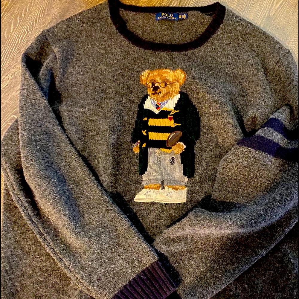 polo by Ralph Lauren teddy bear knit sweater
